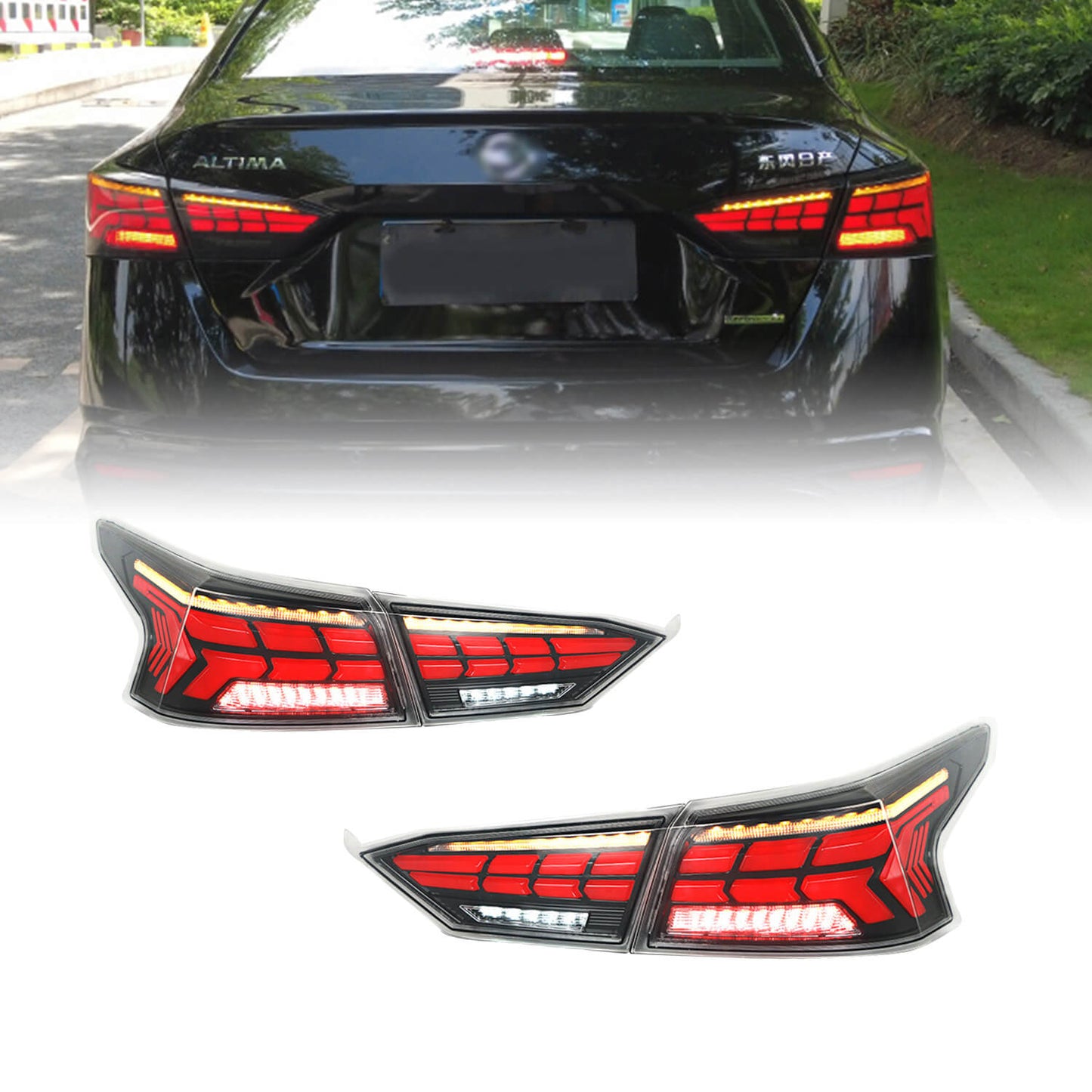 HCMOTION LED Tail Lights For Nissan Altima 19-21