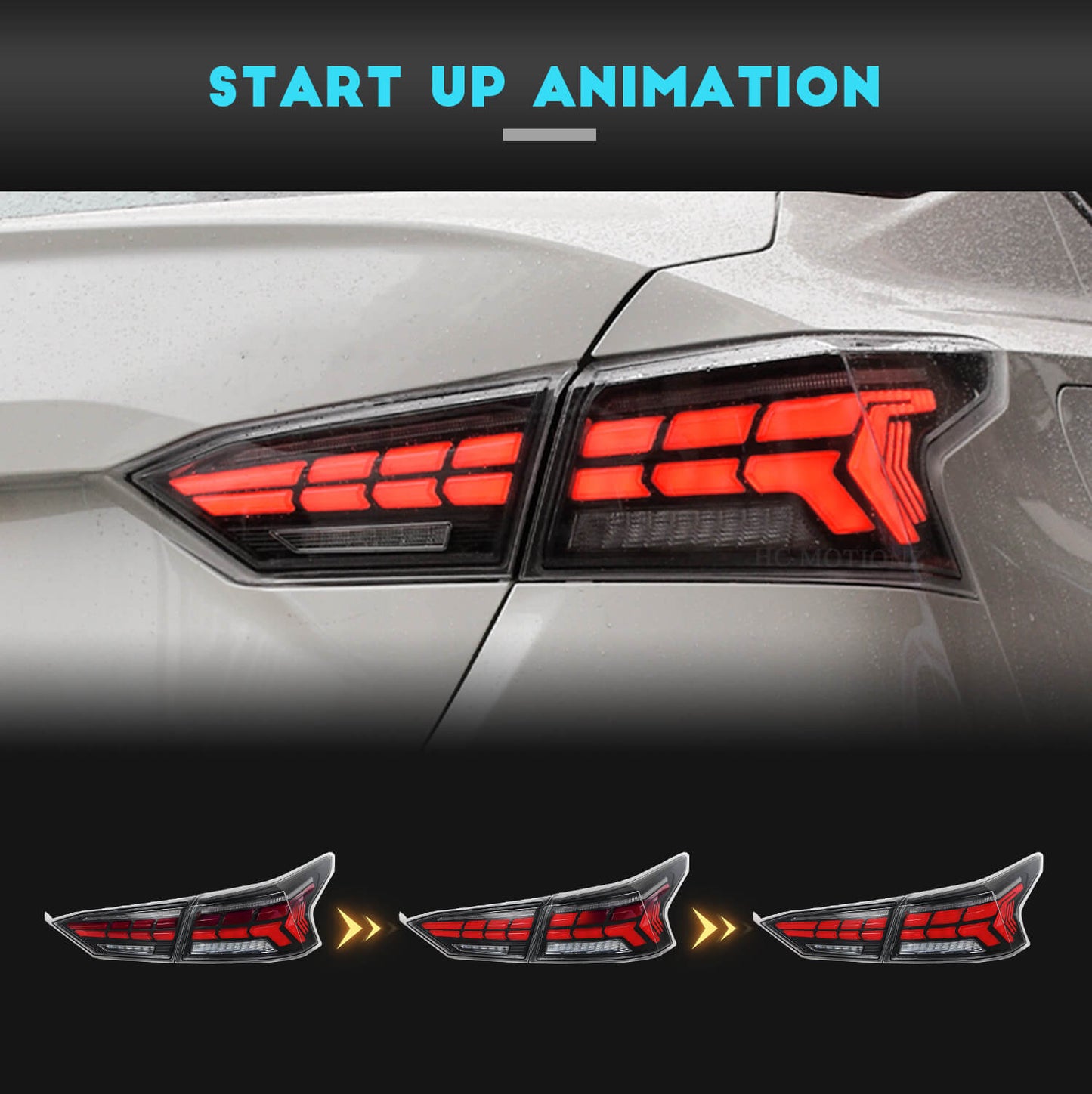 HCMOTION LED Tail Lights For Nissan Altima 19-21