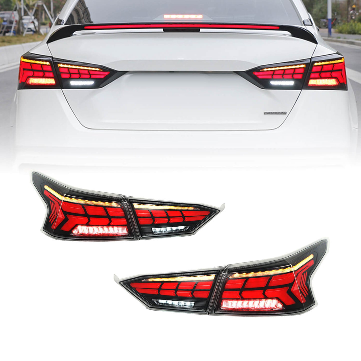 HCMOTION LED Tail Lights For Nissan Altima 19-21