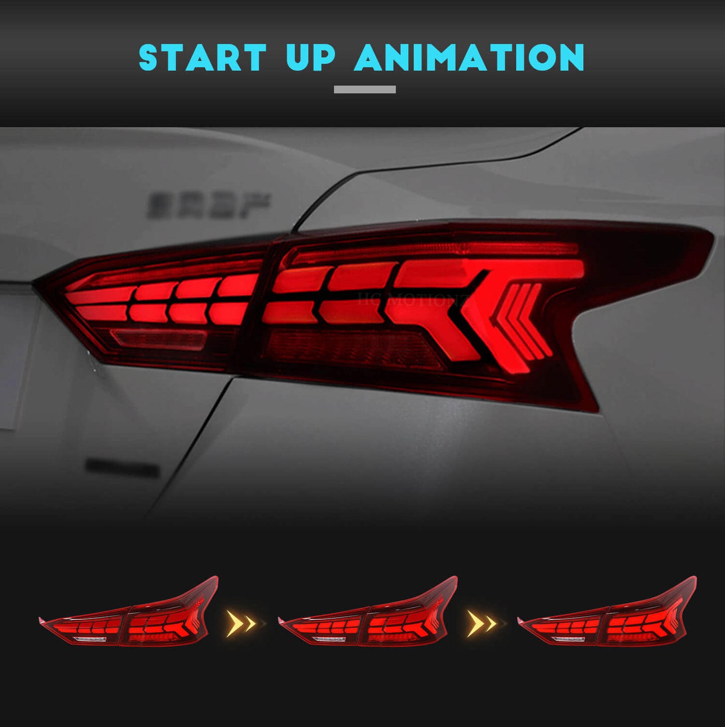 HCMOTION LED Tail Lights For Nissan Altima 19-21
