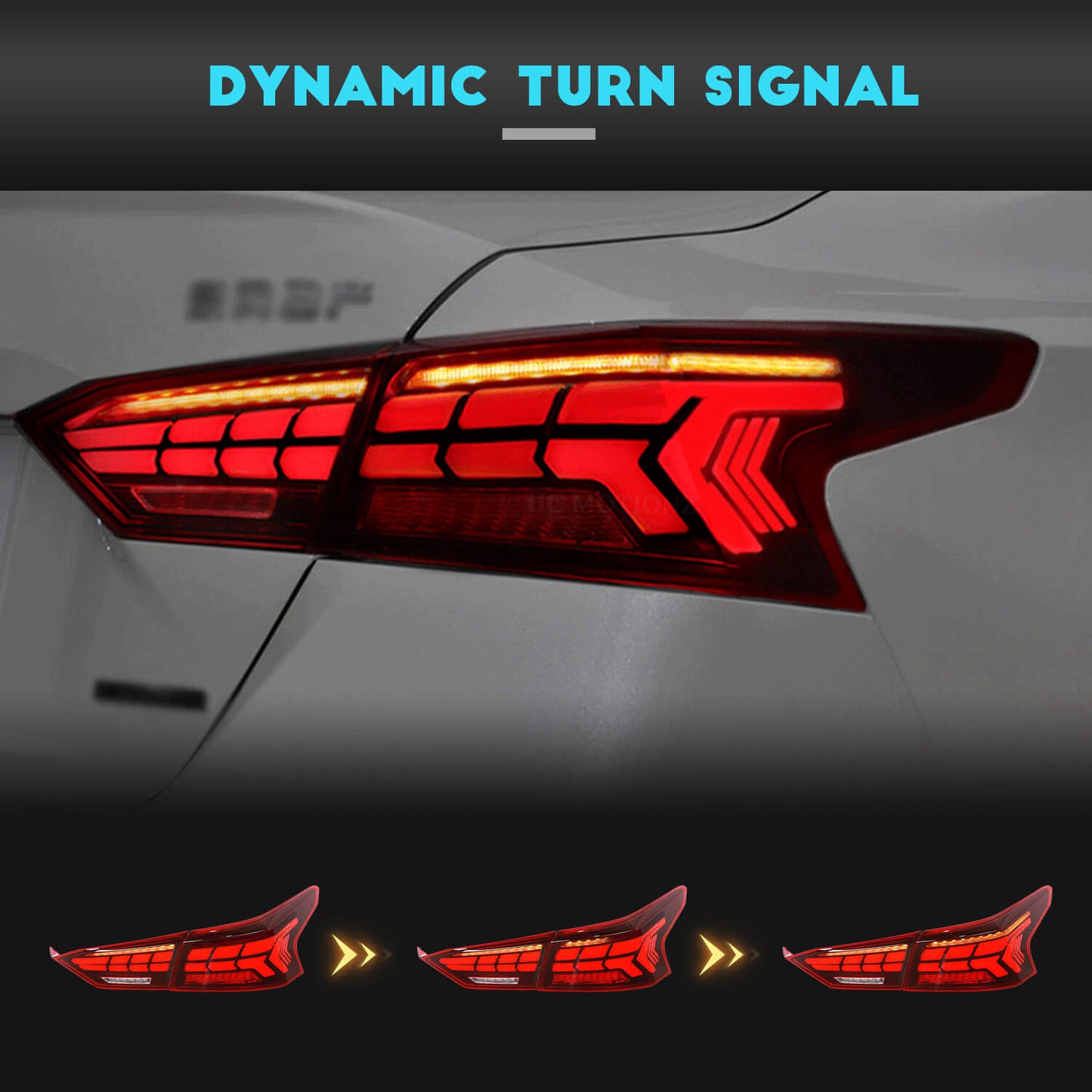 HCMOTION LED Tail Lights For Nissan Altima 19-21