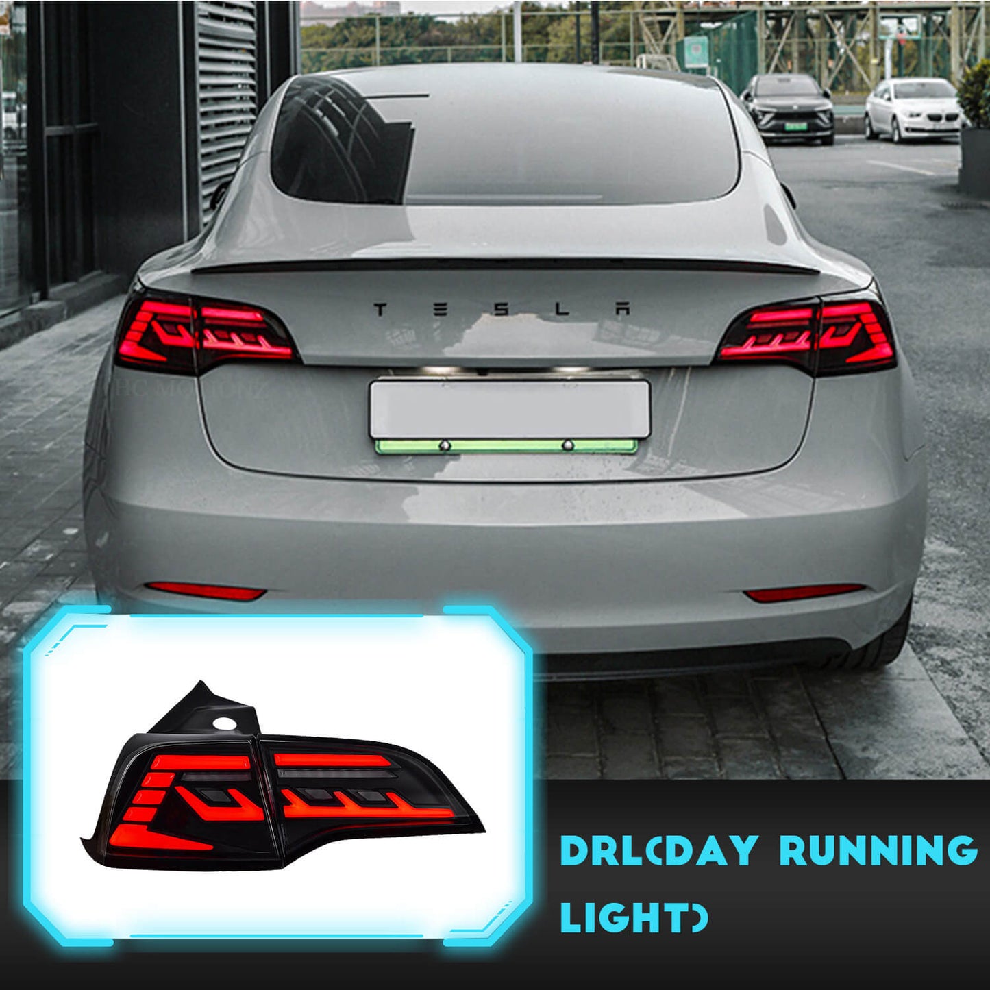 HCMOTION LED Tail Lights For Tesla Model 3 Model Y