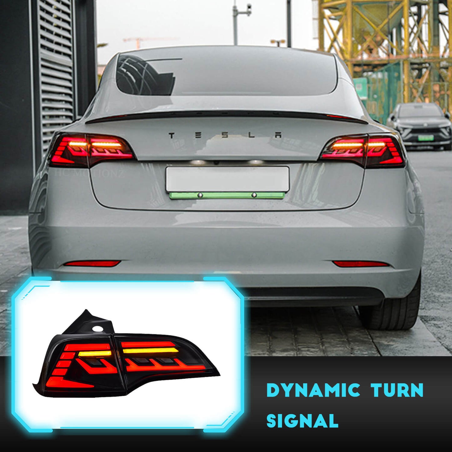 HCMOTION LED Tail Lights For Tesla Model 3 Model Y