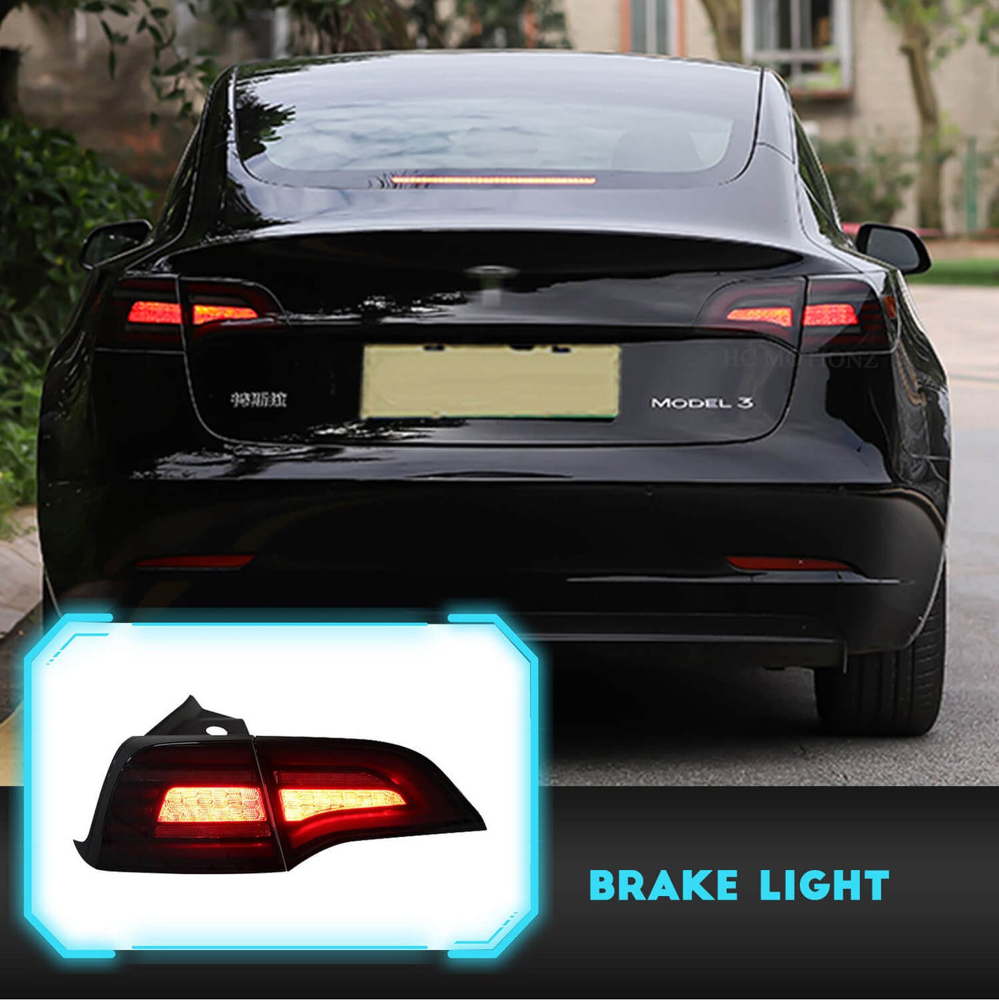 HCMOTION LED Tail Lights For Tesla Model 3 Model Y