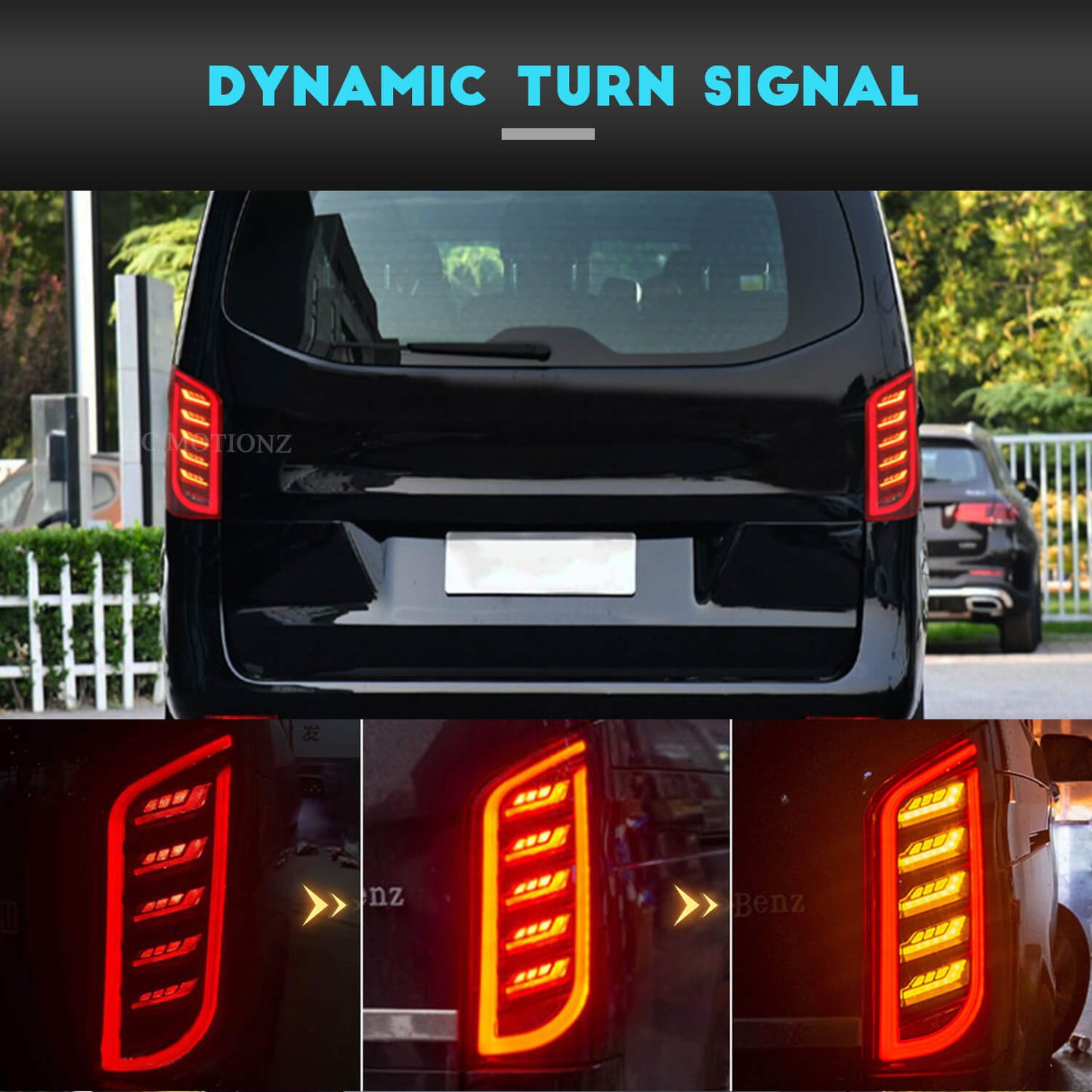 HCMOTION For Mercedes VITO 2015-2019 Tail Light