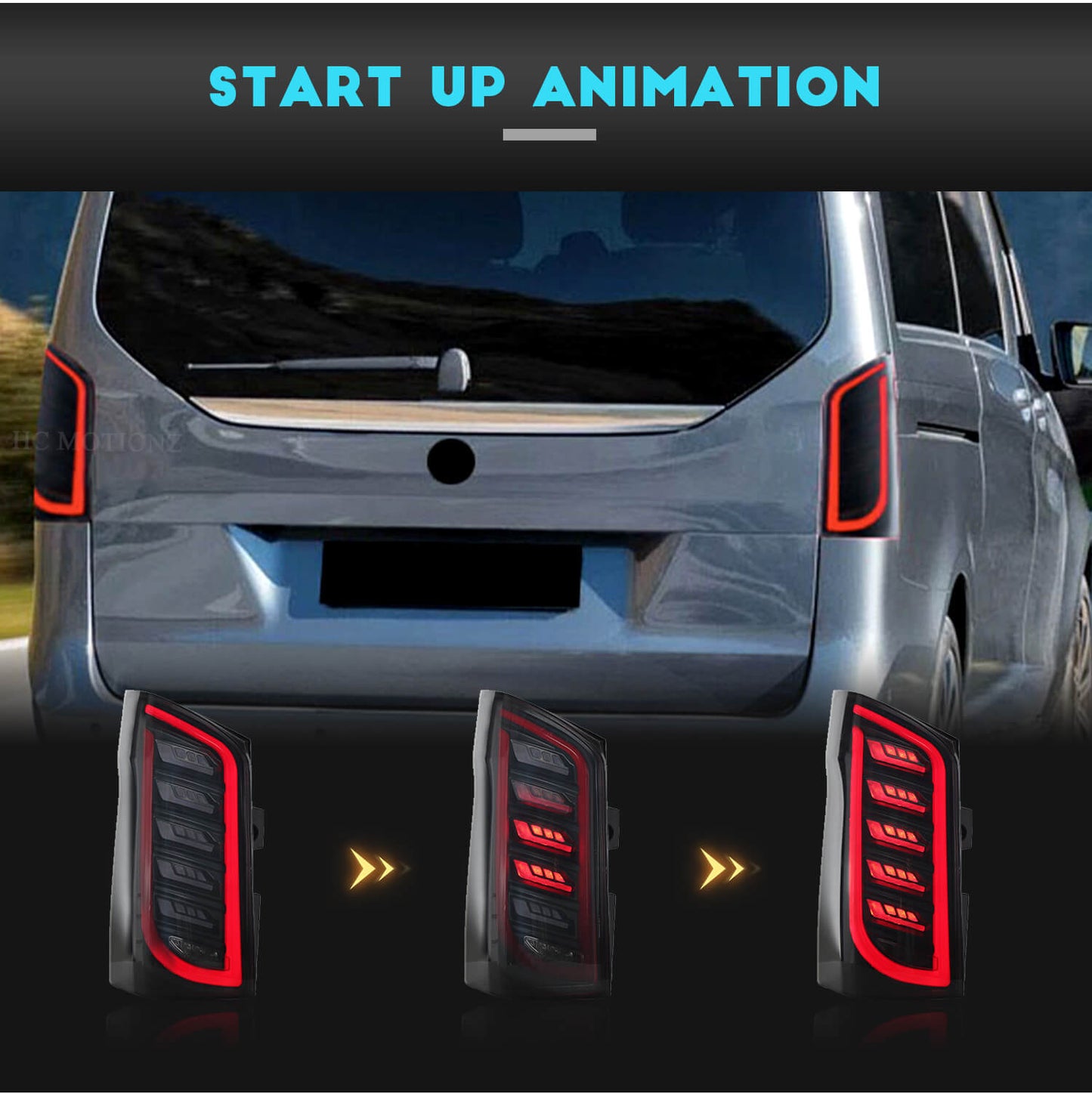 HCMOTION For Mercedes VITO 2015-2019 Tail Light
