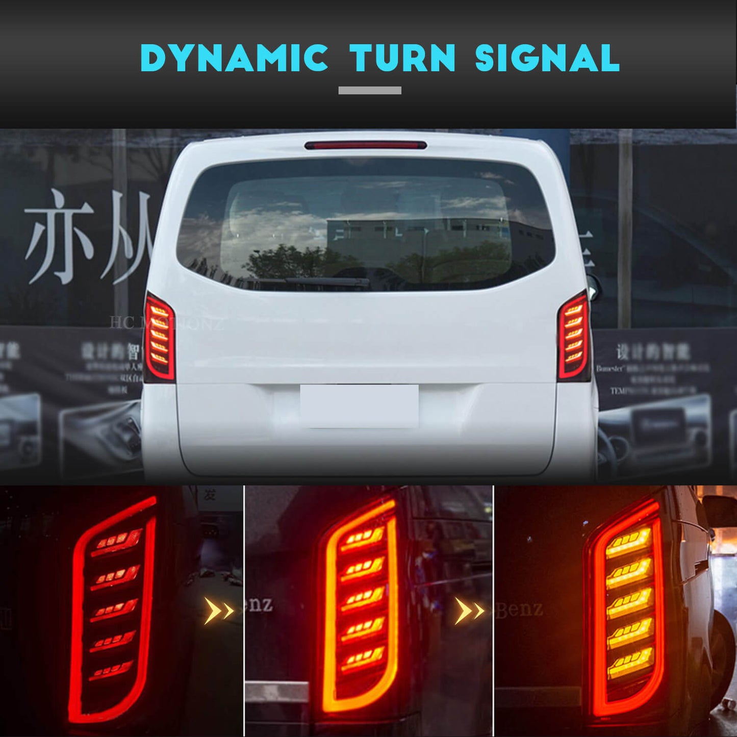HCMOTION For Mercedes VITO 2015-2019 Tail Light