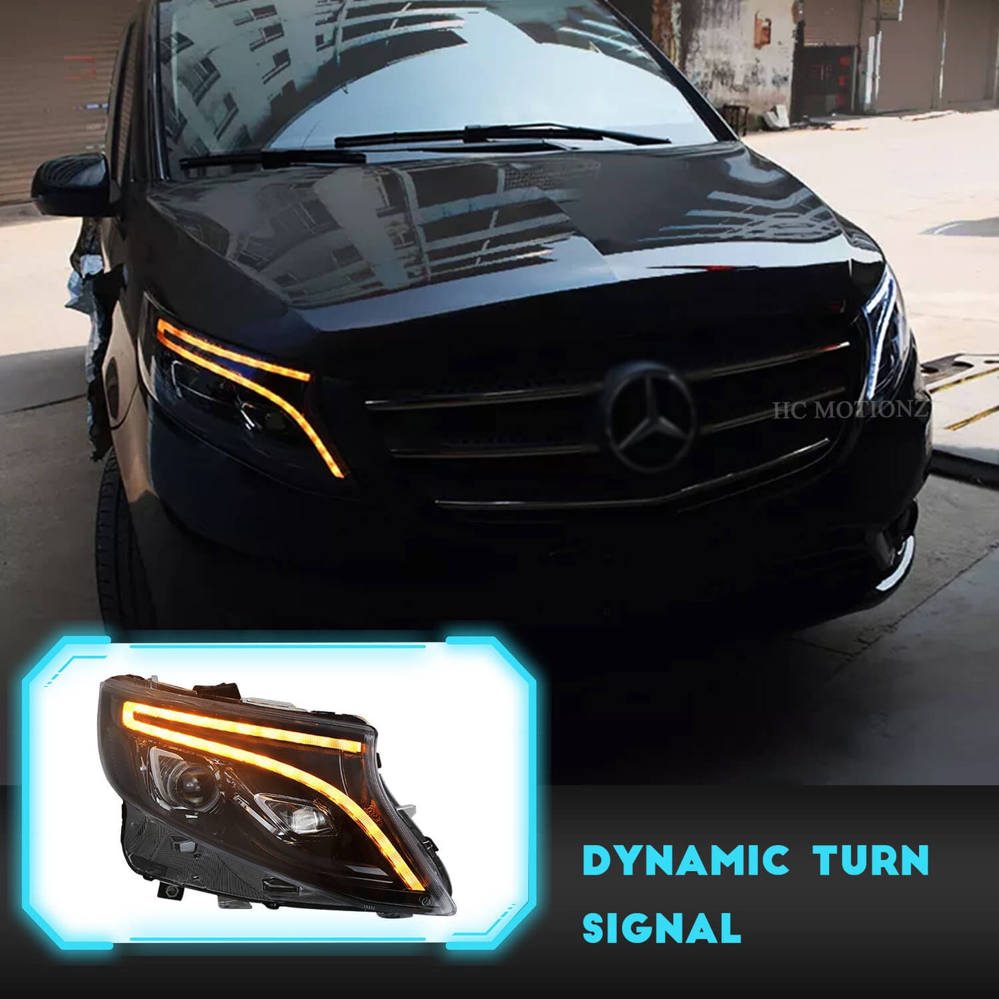 HCMOTION 2014-2020 Head lights For Mercedes-Benz Vito