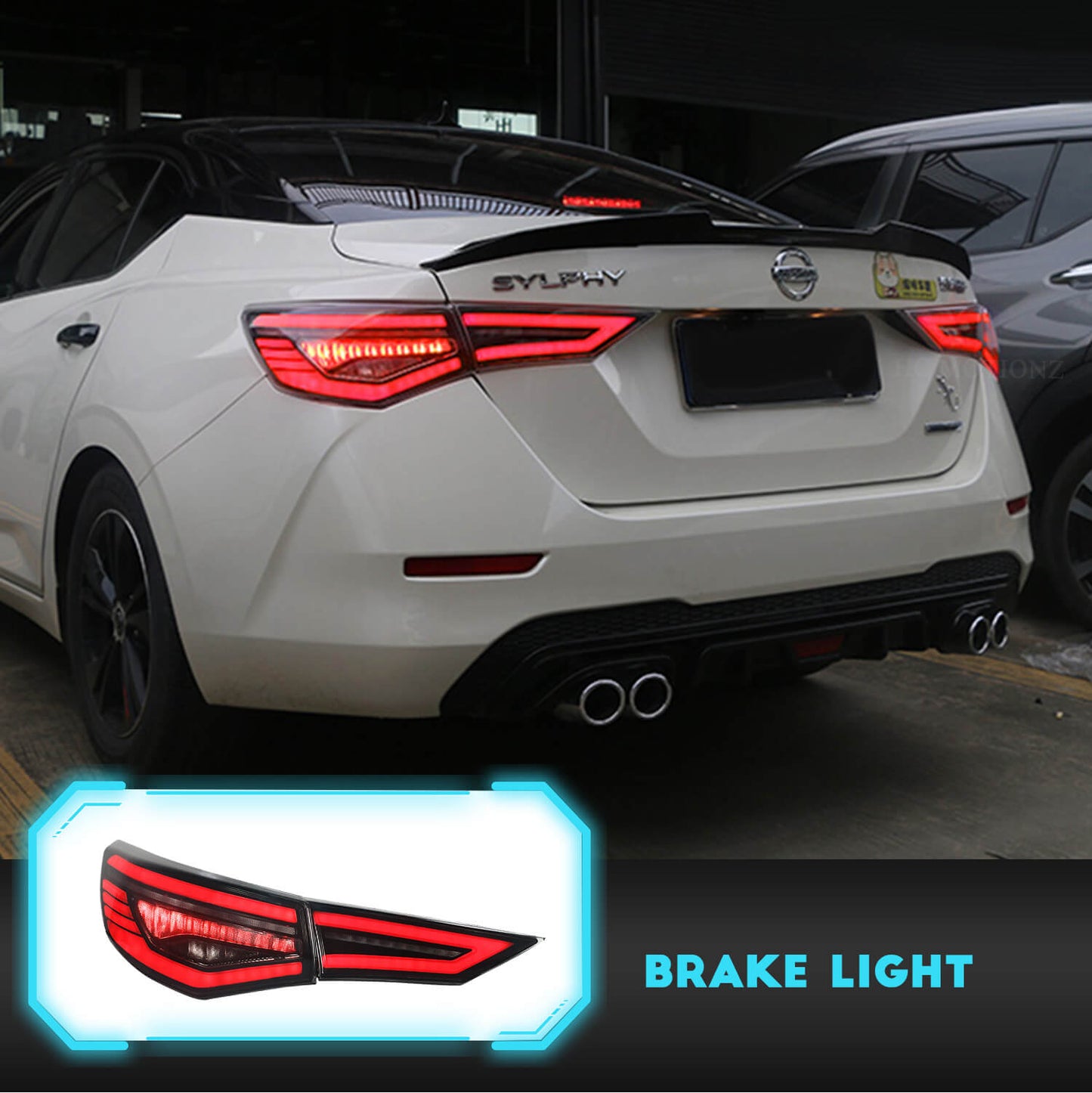 HCMOTION LED Tail Lights For Nissan Sylphy 2019-2022