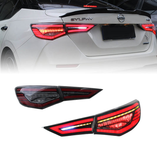 HCMOTION LED Tail Lights For Nissan Sylphy 2019-2022