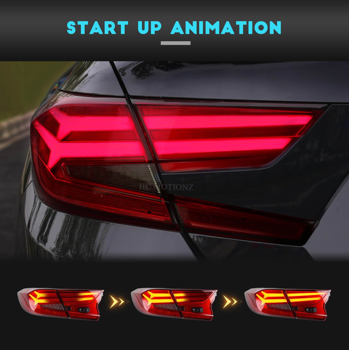 HCMOTION Taillights For Honda Accord 2018-2021