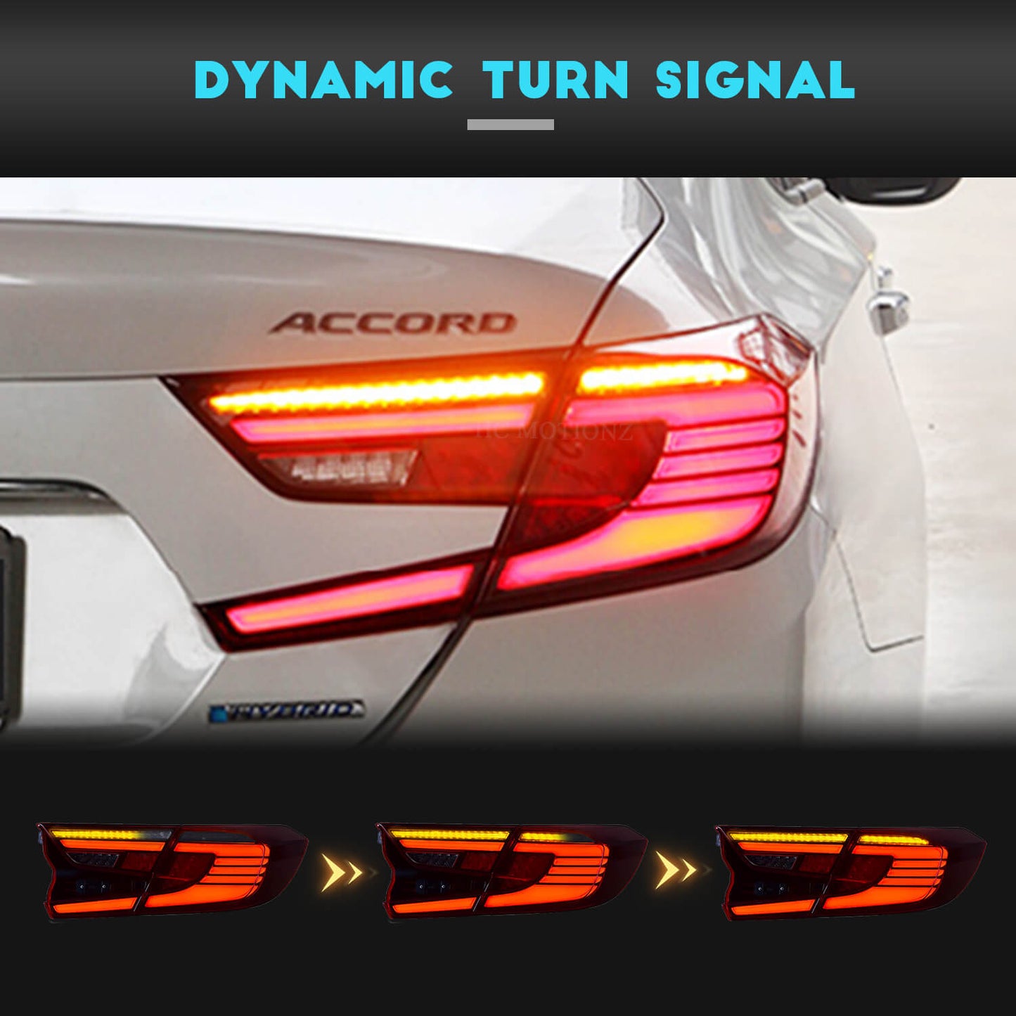 HCMOTION Taillights For Honda Accord 2018-2022