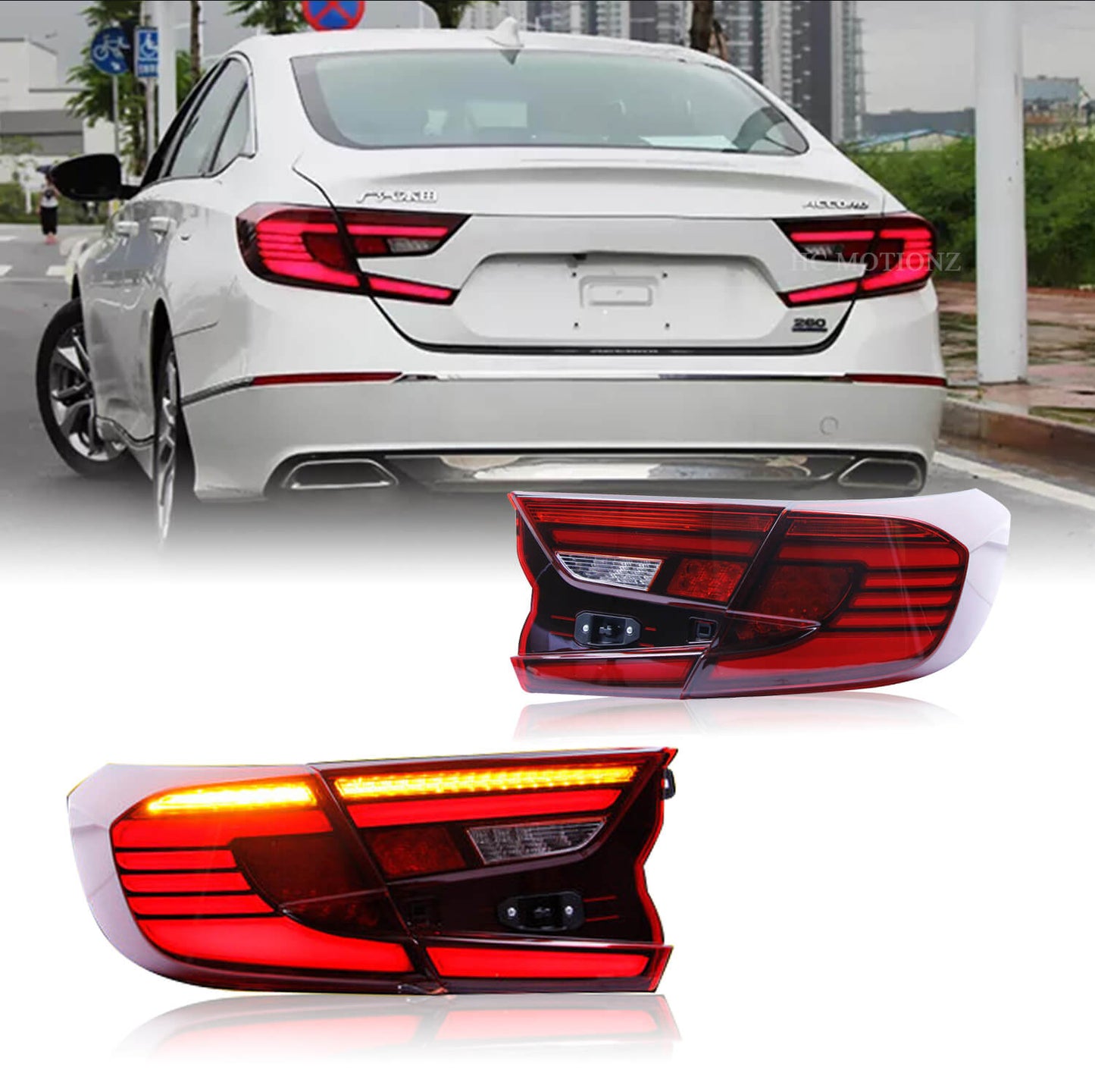 HCMOTION Taillights For Honda Accord 2018-2022