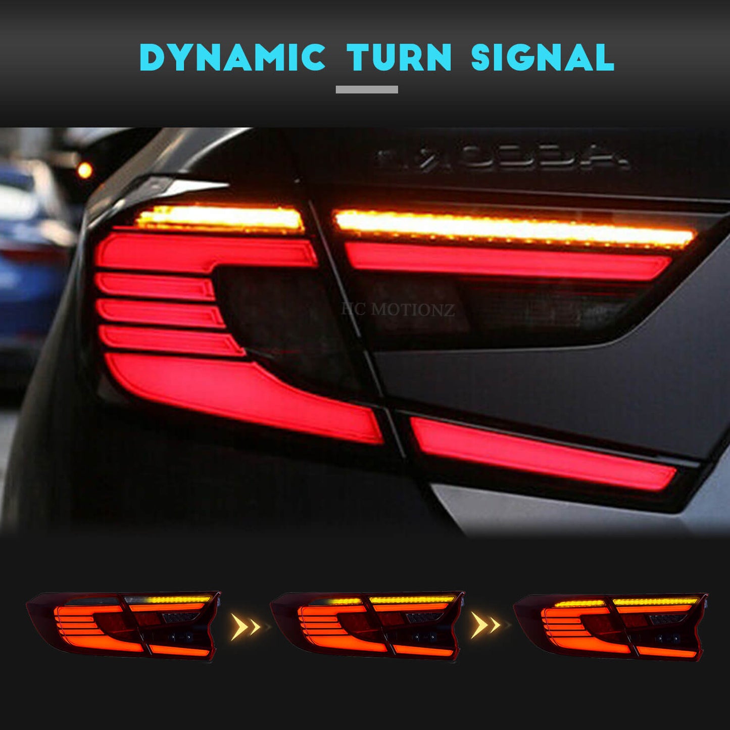 HCMOTION Taillights For Honda Accord 2018-2022