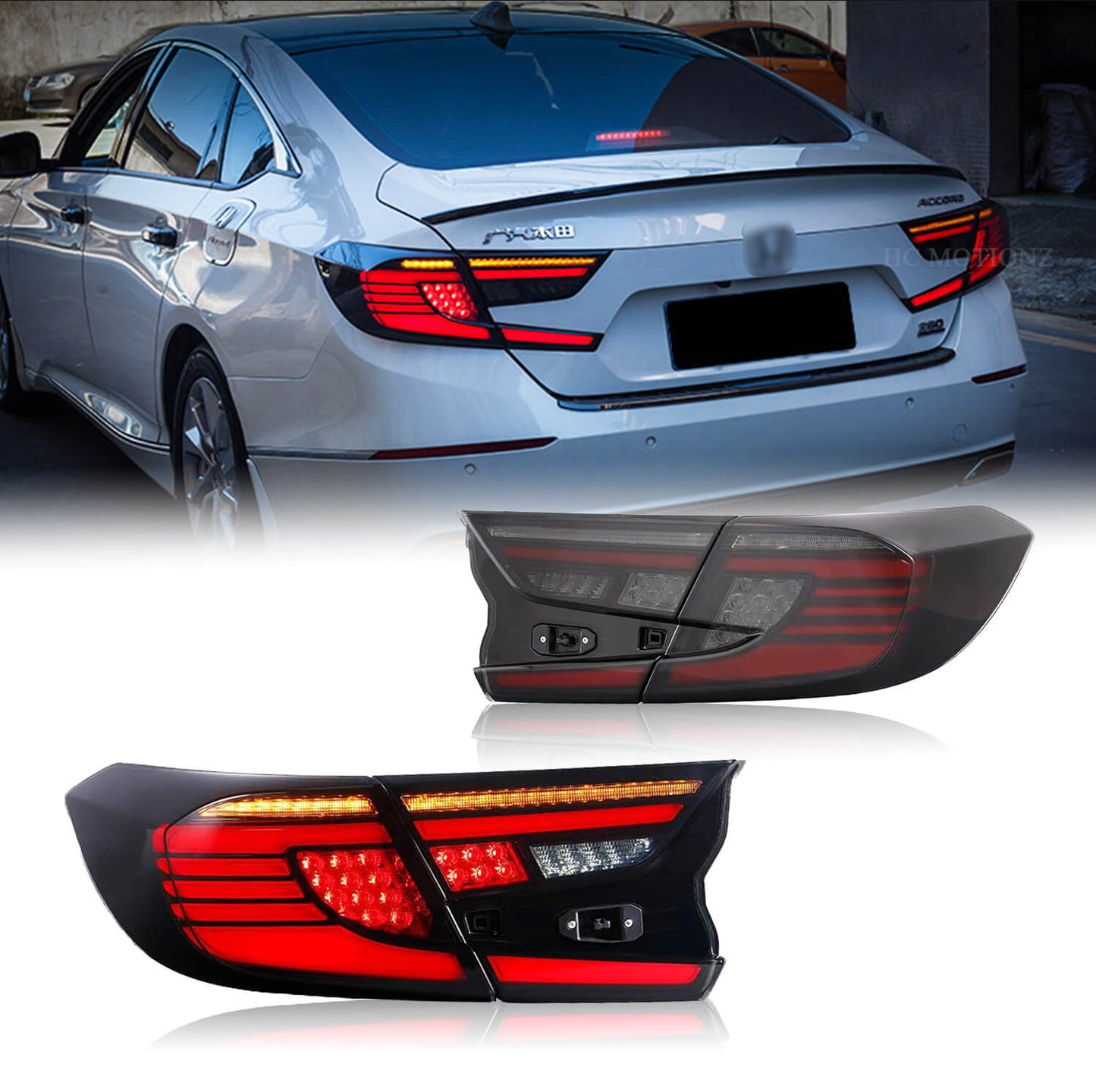 HCMOTION Taillights For Honda Accord 2018-2022