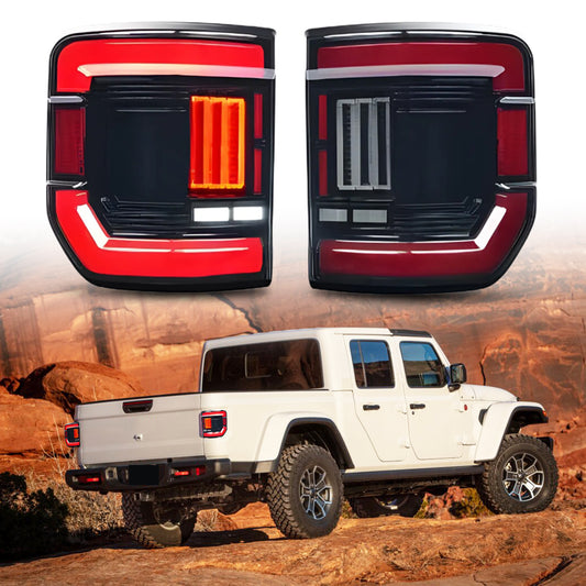 HCMOTION LED Tail Lights for Jeep Gladiator 2020-2025