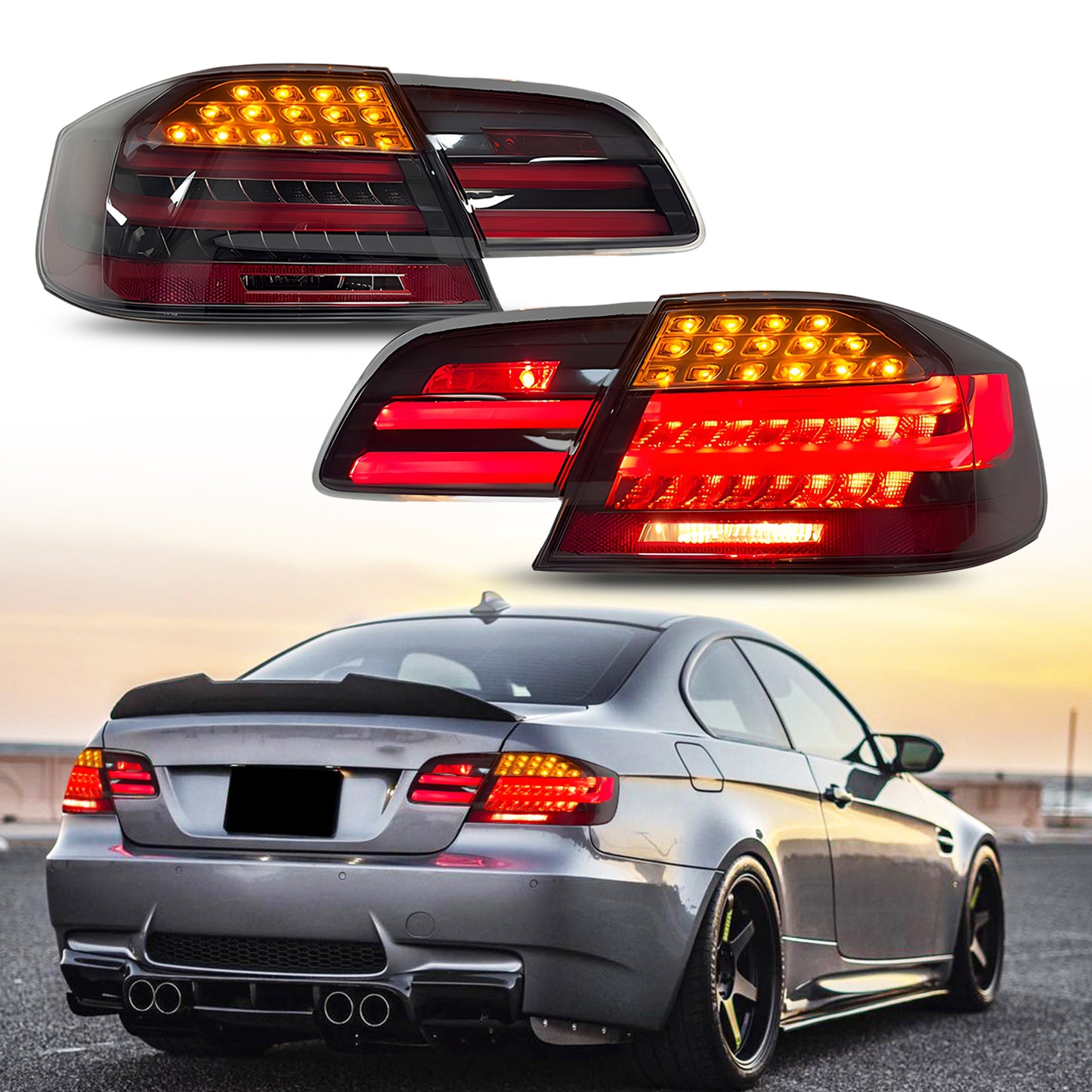 HCMOTION LED Tail Lights for BMW 3 Series M3 E92 2007-2011