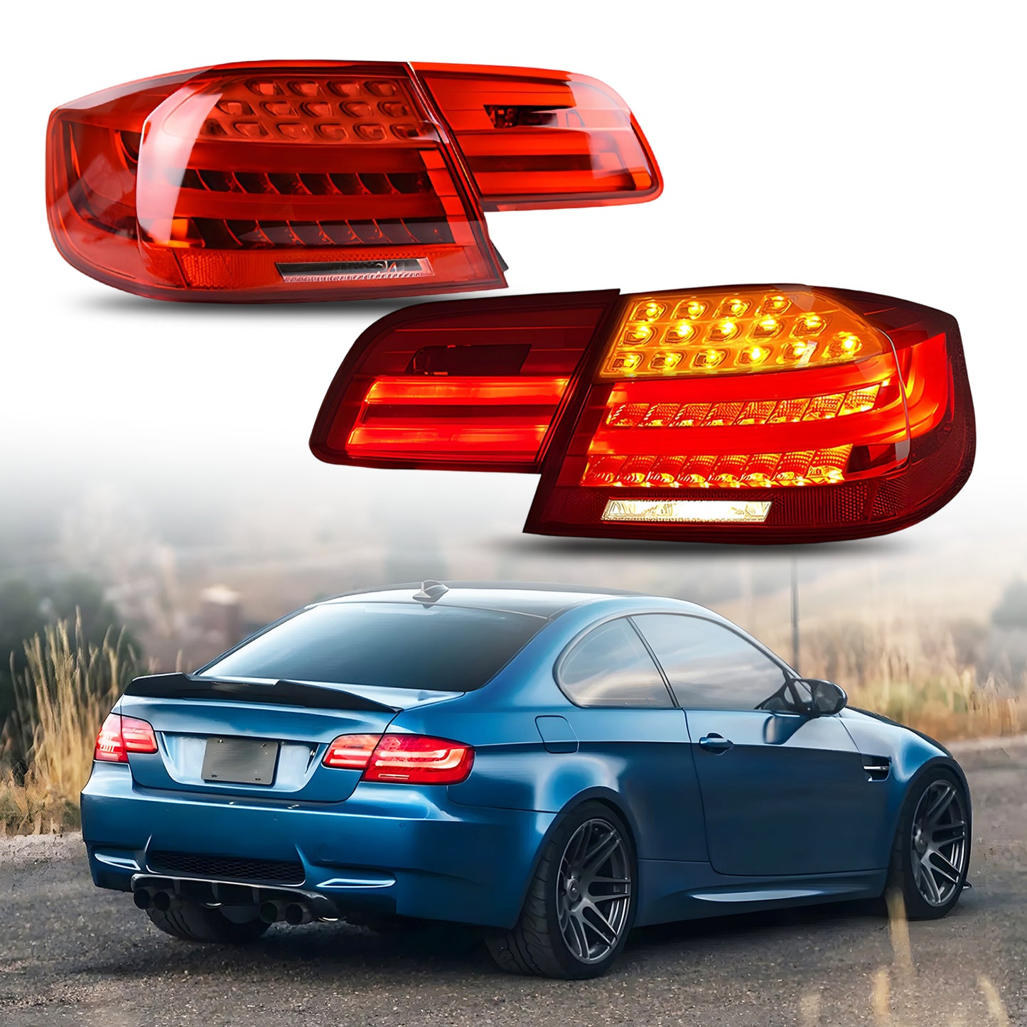 HCMOTION LED Tail Lights for BMW 3 Series M3 E92 2007-2011