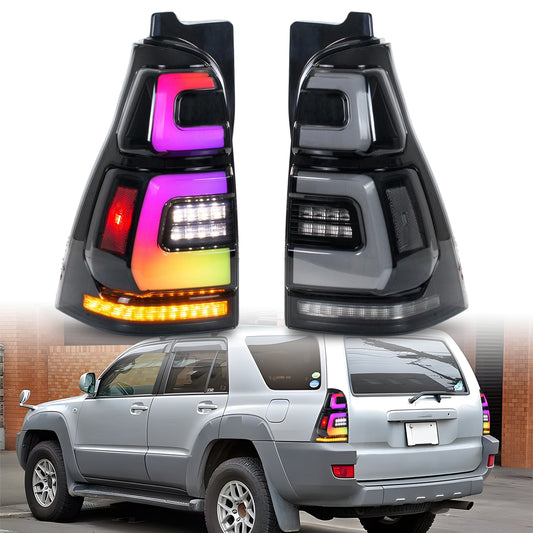 HCMOTION LED Tail Lights for Toyota 4Runner 2003-2009 4th Gen RGB Animation