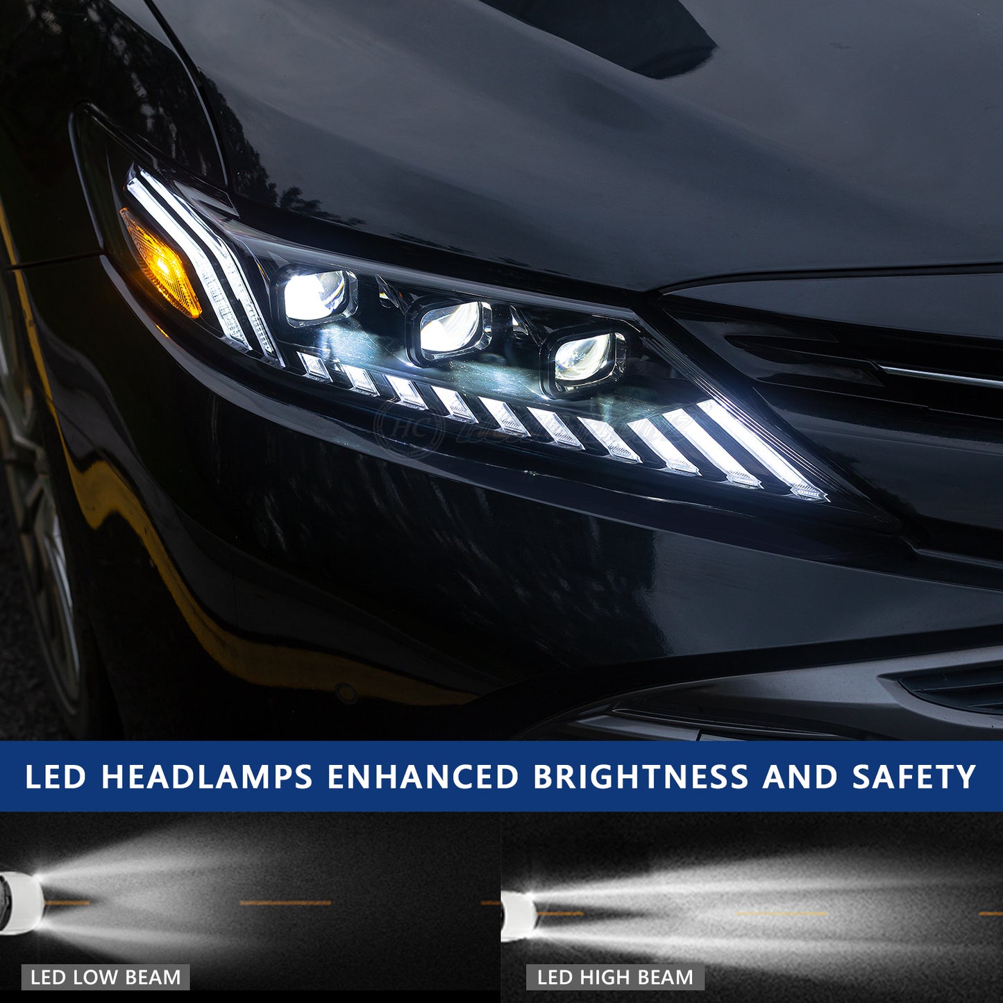 HCMOTION LED Headlights For Toyota Camry 2018-2021