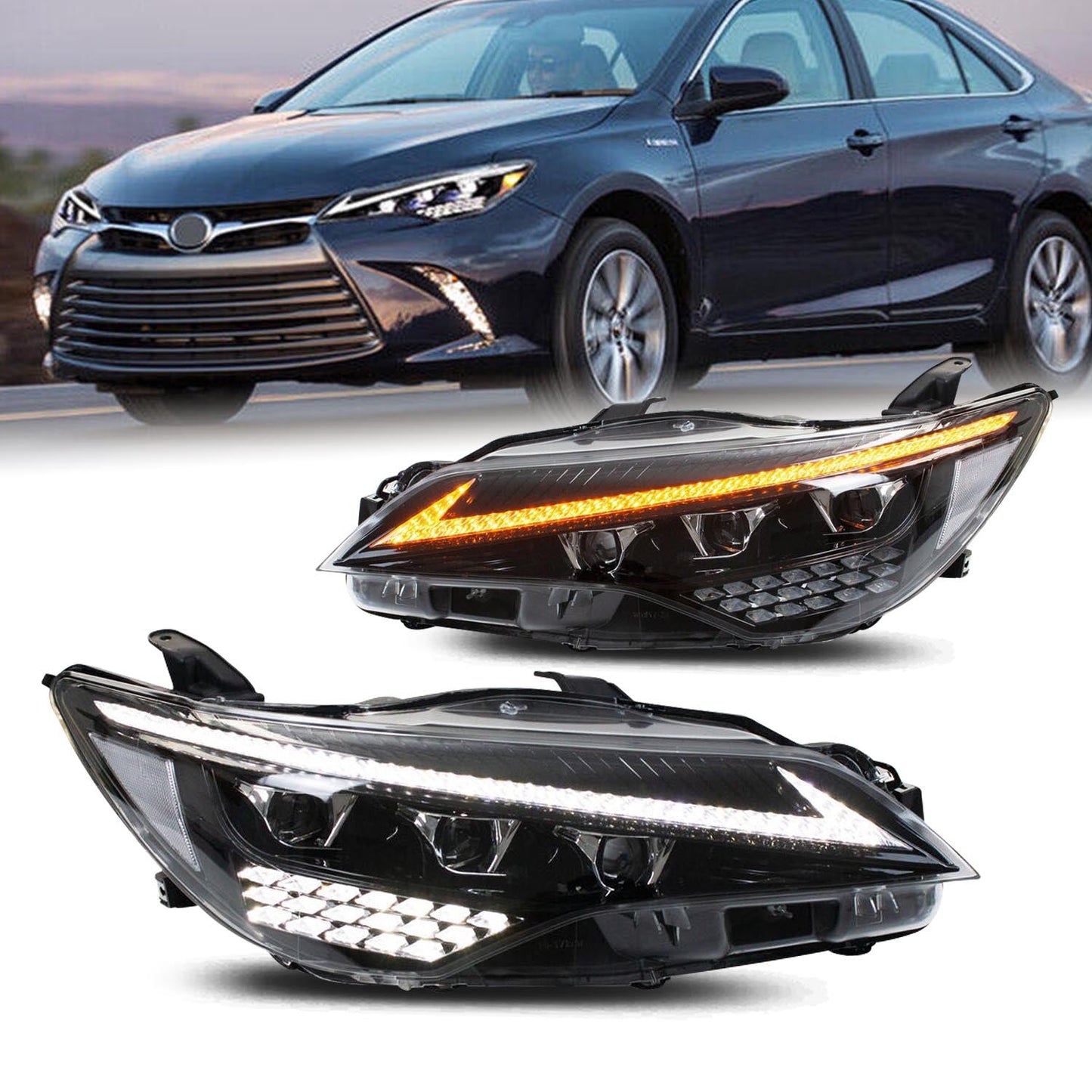 HCMOTION LED Headlights For Toyota Camry 2015-2017 - HCMOTION