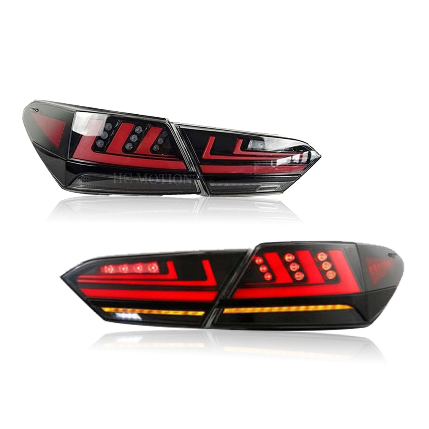 HCMOTION Taillights Fit/For Toyota Camry 2018-2021 With black strip - HCMOTION
