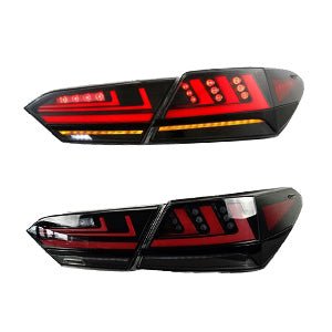 HCMOTION Taillights Fit/For Toyota Camry 2018-2021 With black strip - HCMOTION