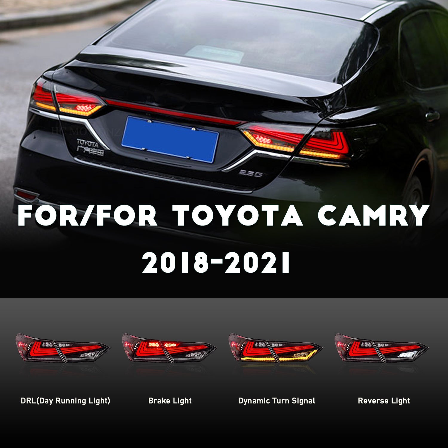 Taillights Fit Toyota Camry 2018-2021 - HCMOTION