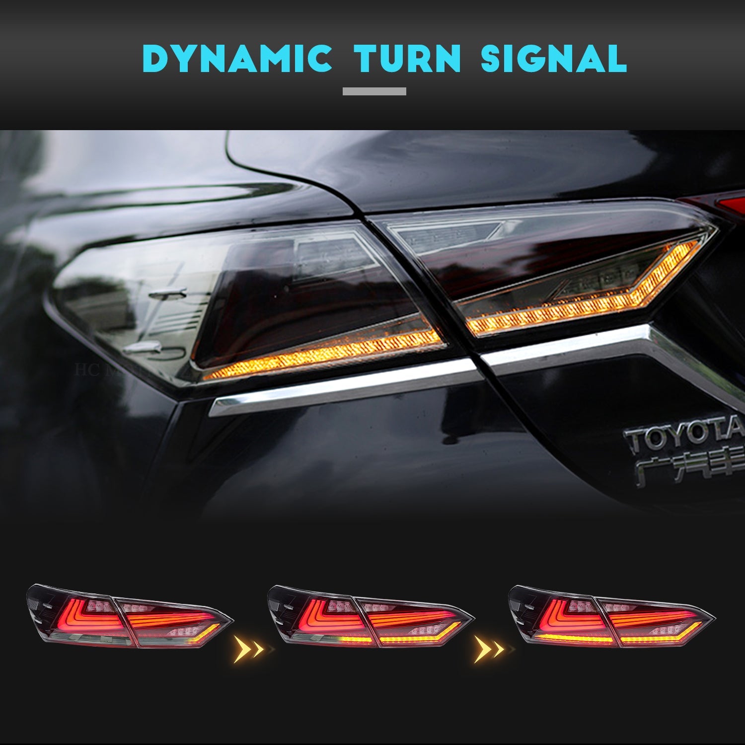 Taillights Fit Toyota Camry 2018-2021 - HCMOTION