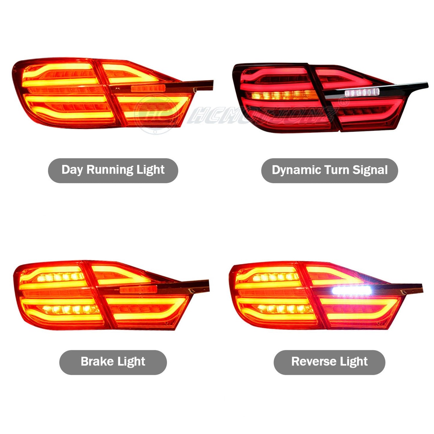 Taillights For Toyota Camry 2012-2015 - HCMOTION