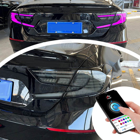 HCMOTION RGB LED Taillights For Honda Accord 2018-2023