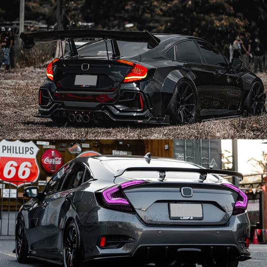 HCMOTION RGB Taillights For Honda Civic 2016-2021