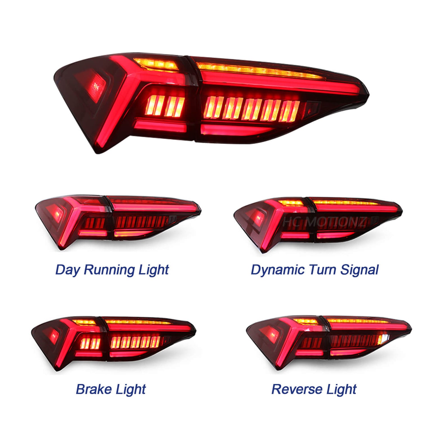 HCMOTION Taillights For Toyota Avalon 2018-2021
