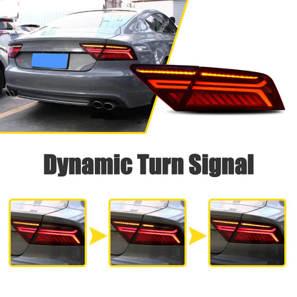 HCMOTION Taillights Fit Audi A7 2012-2018