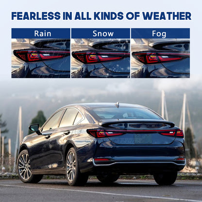 HCMOTIONZ Tail Lights for Lexus ES ES350/300h/200/260 2019-2023 Upgrade 2024 Design