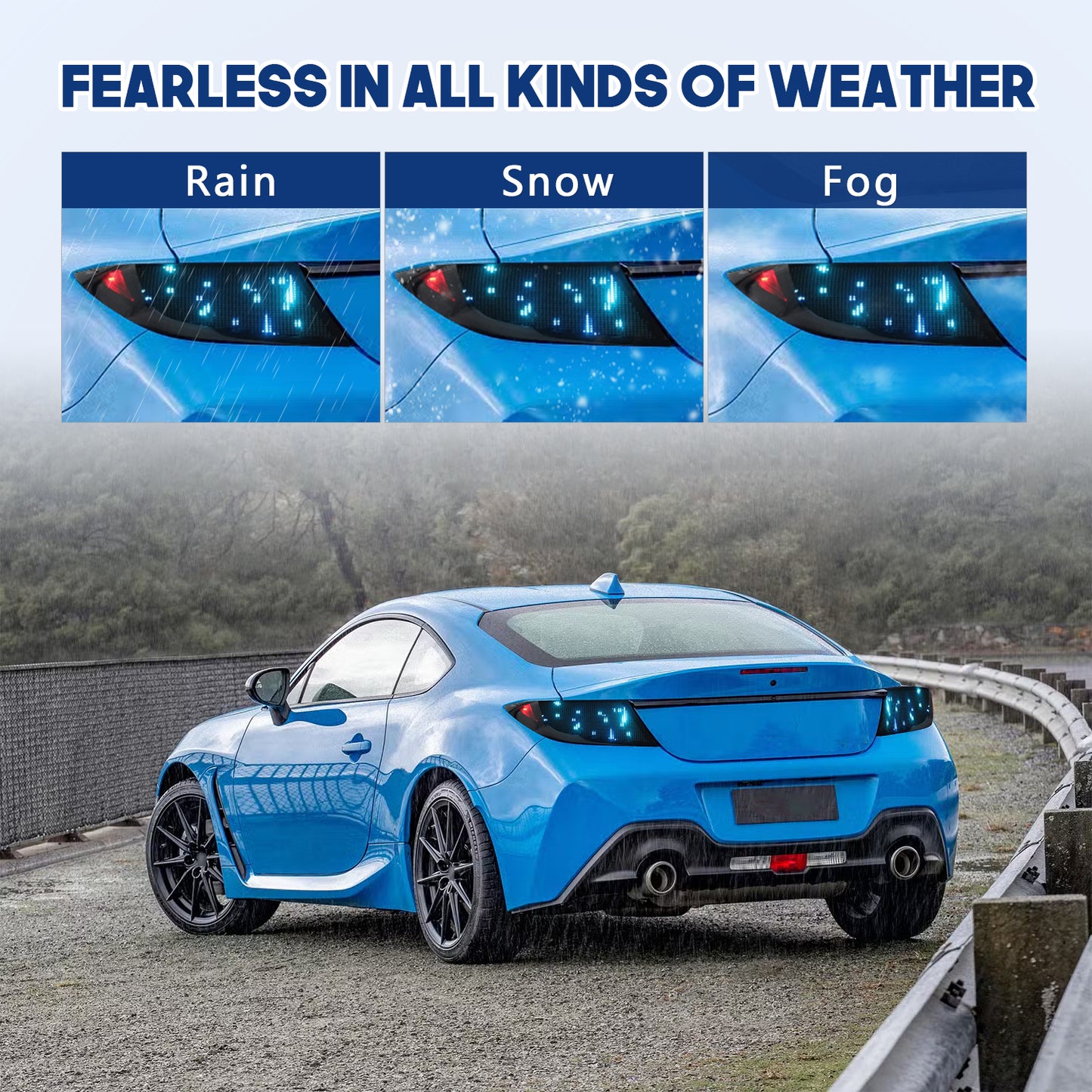 HCMOTIONZ LED Tail Lights for Toyota Subaru GR86 BRZ 2022 2023