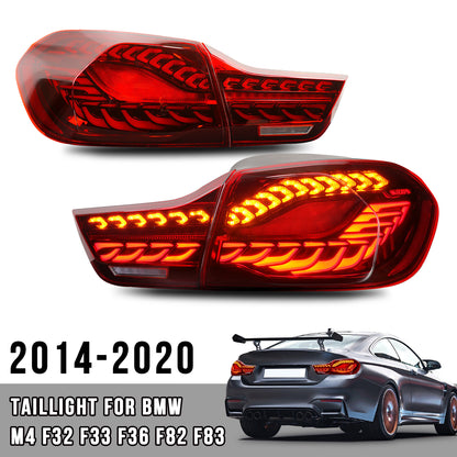 HCMOTION LED Tail Lights For BMW M4 F32 F33 F36 F82 F83 2014-2020