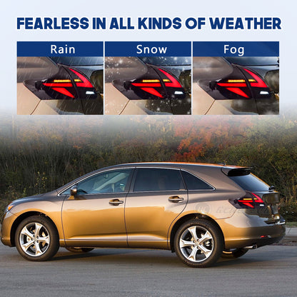 HCMOTIONZ LED Tail Lights for Toyota Venza 2009-2016