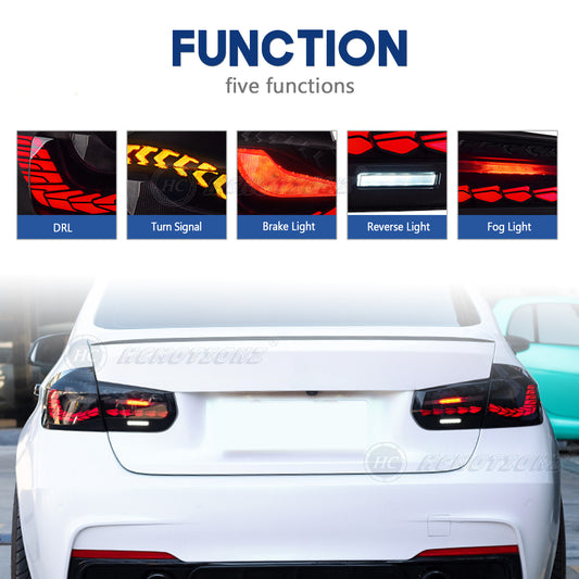 HCMOTION Taillights For BMW 3 Series F30 F80 2012-2015 Emark Certification Limited Time Discount