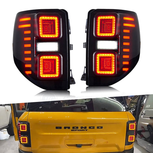 HCMOTION LED Tail Lights For Ford Bronco Sport 2021-2023 Limited Time Discount