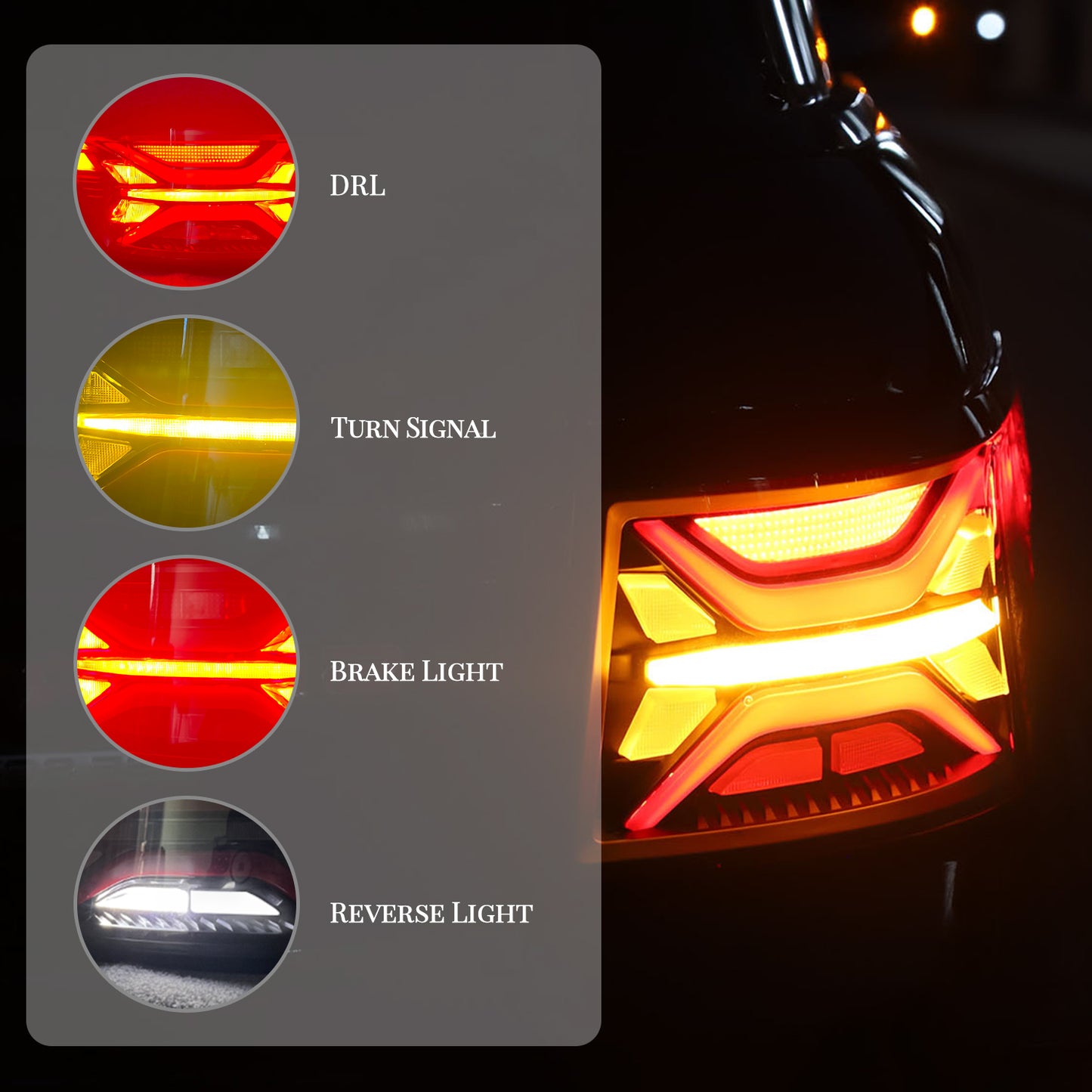 HCMOTION LED Tail Lights For Range Rover Sport 2013-2022