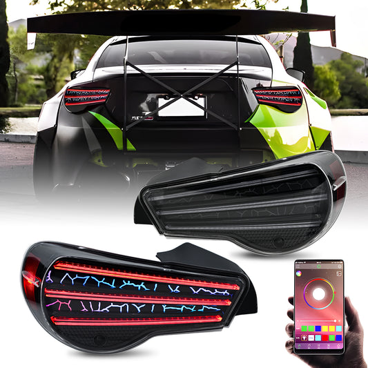 HCMOTION RGB LED Taillights For Toyota 86/Subaru brz 2013-UP Start UP Animation