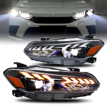 HCMOTION LED Headlights For Honda Civic 2022-2023