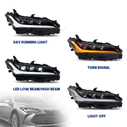 HCMOTIONZ LED Headlights For Toyota Avalon 2019 2020 2021 2022