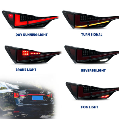 HCMOTIONZ LED Rear Lamp 250 300h 350 F  450h For Lexus GS Tail Lights 2012-2020 Car Accessories High quality