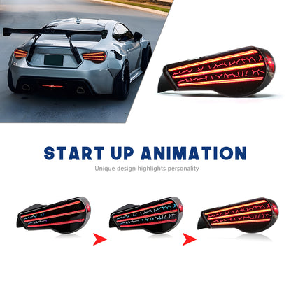 HCMOTION RGB LED Taillights For Toyota 86/Subaru brz 2013-UP Start UP Animation