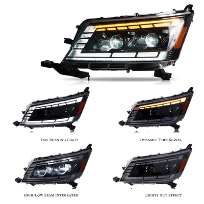 HCMOTION Full LED Headlights for Toyota Hiace 2019-2023 Start UP Animation