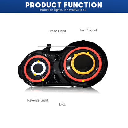 HCMOTIONZ LED Tail Lights for Nissan GT-R GTR R35 2007-2017 DRL Start UP Animation Rear Lamps