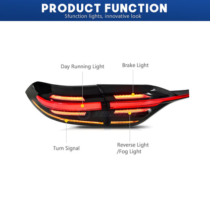 HCMOTION Taillights For Toyota US Corolla 2020-2024 DRL Start UP Animation