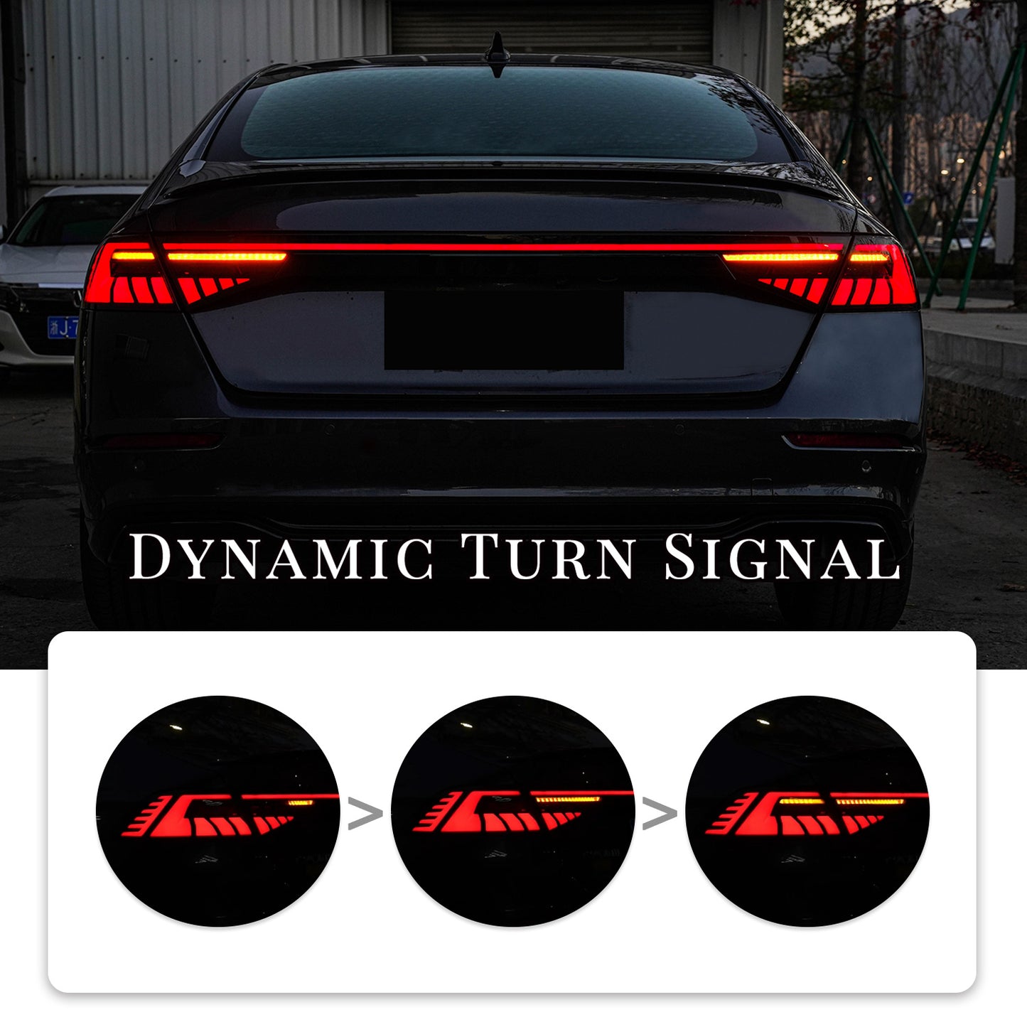 HCMOTIONZ LED Taillights For Honda Accord 2023 2024 With Trunk Lights